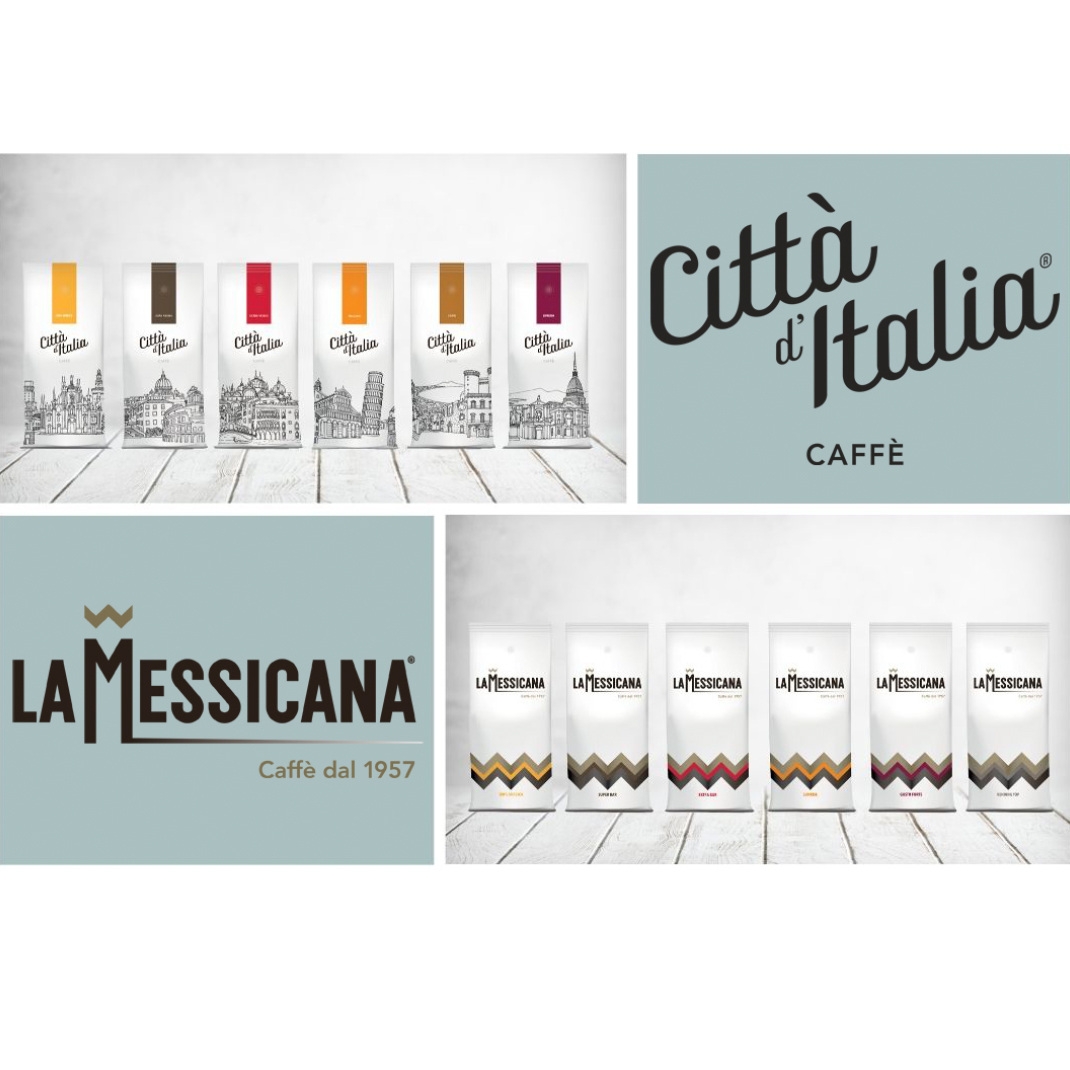 caffè la messicana- packaging Città d'Italia